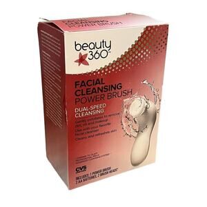Beauty 360 Facial Cleansing Power Brush Dual-Speed Face Skin Care Device
